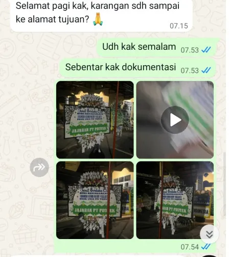 Pengiriman Papan Bunga Selamat Bekasi Cyber Park