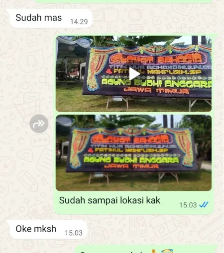 Pengiriman Papan Bunga Bekasi Cyber Park