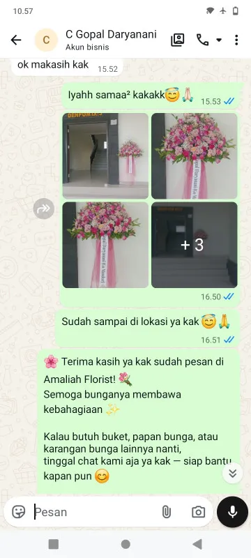 Pengiriman Karangan Bunga Bekasi Cyber Park