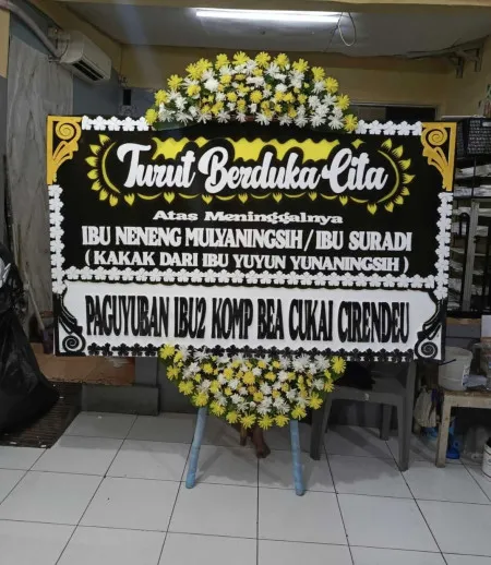 Papan Bunga Duka Bekasi Cyber Park
